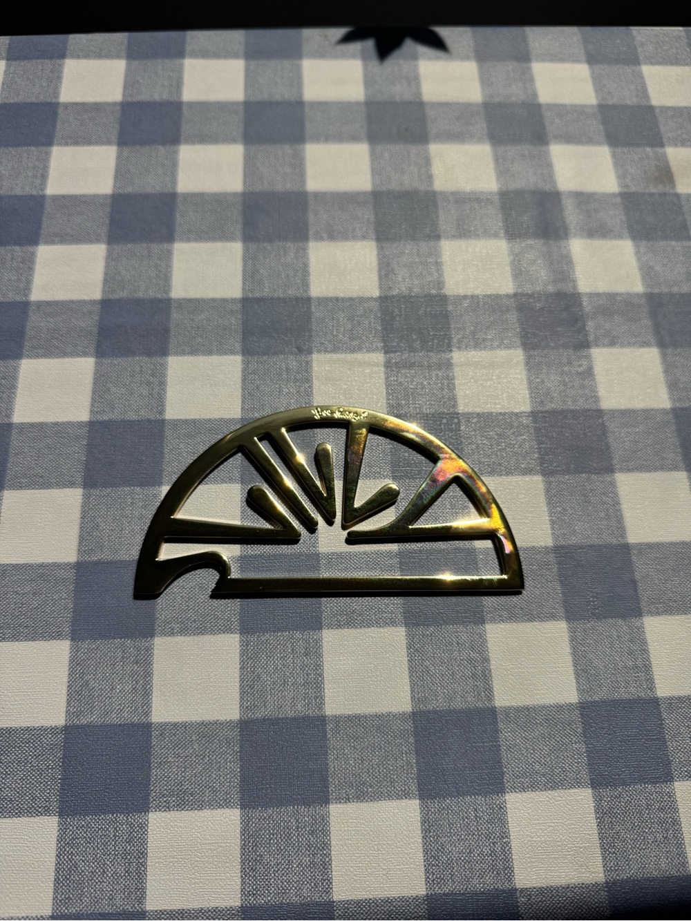 Brand New-Lilly Pulitzer- gold bottle opener.